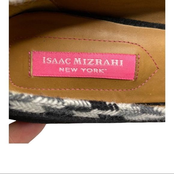 isaac mizrahi houndstooth heel with bow shoes 8 - Picture 5 of 7